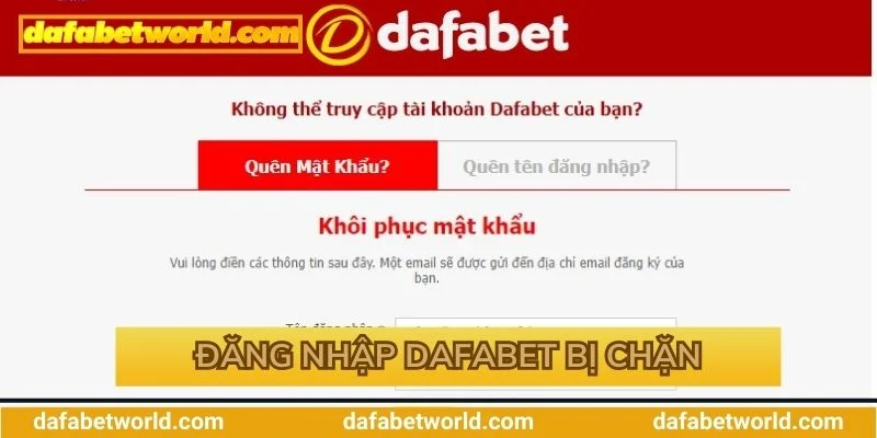 2 cách khắc phục khi Dafabet bị chặn