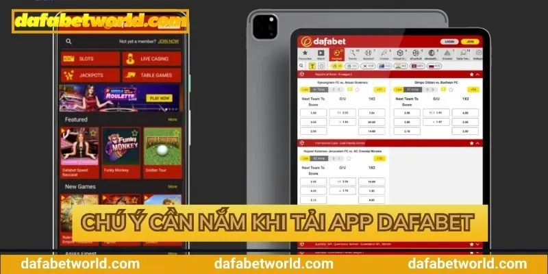 Lưu ý để tải app thành công